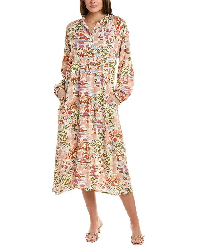 Women's shirt dress clay glow -ANNA KAY Tracie Shirtdress