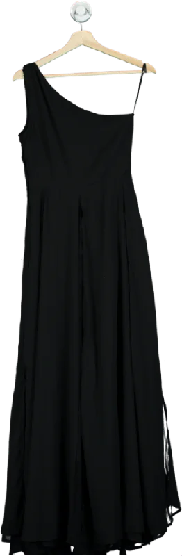 Women's maxi dress bit chic -Religion Black One-Shoulder Maxi Dress UK 8