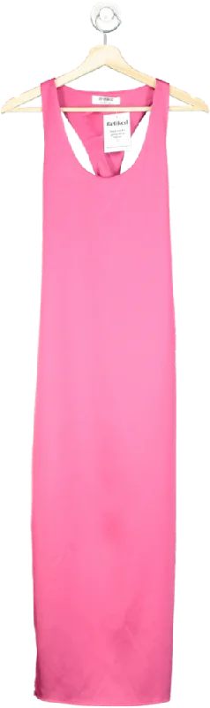 Women's maxi dress sway chic -4th & Reckless Pink Maxi Dress Petite UK 6