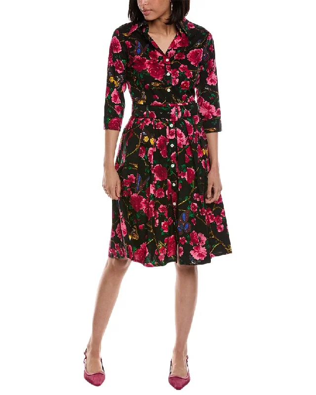 Women's shirt dress love pop -Samantha Sung Audrey Shirtdress