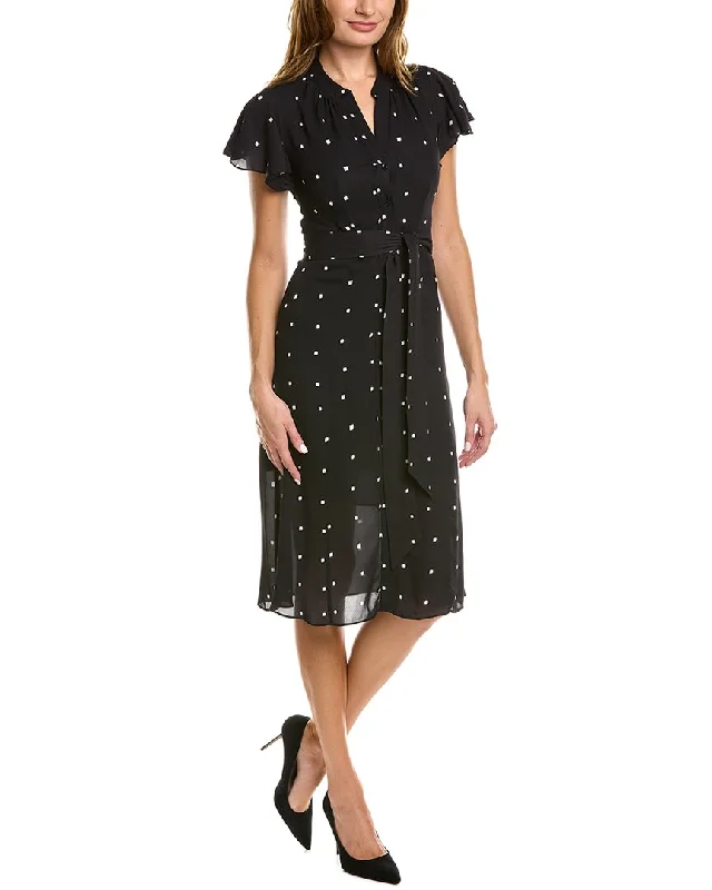 Women's shirt dress craft chic -Elie Tahari Dot Shirtdress