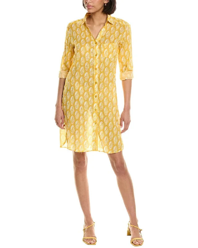 Women's shirt dress mid flair -HIHO Rebecca Shirtdress