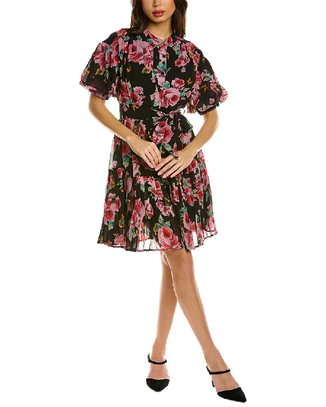 Women's shirt dress peek chic -Gracia Floral Shirtdress