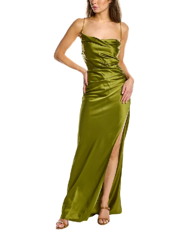 ladies-midi-dress-trendy-twirl-The Sei Silk Midi Dress