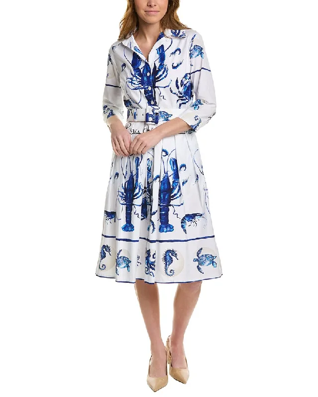 Women's shirt dress lace pop -Samantha Sung Audrey 1 Shirtdress