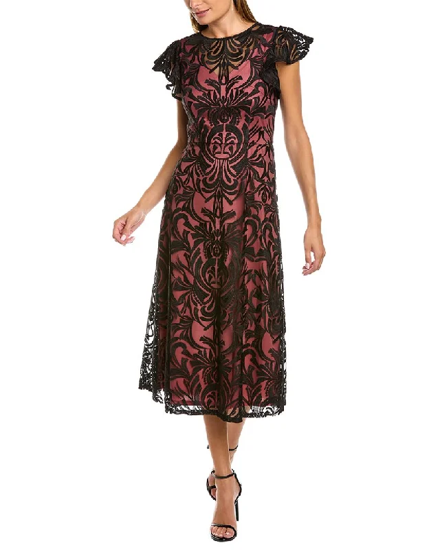 ladies-midi-dress-maternity-mirth-JS Collections Emilia Embroidered Midi Dress