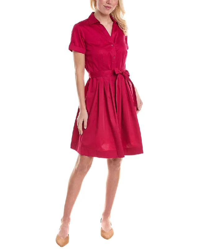 Women's shirt dress hub flair -Brooks Brothers Shirtdress