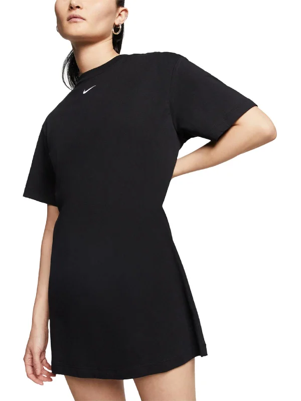 Women's shirt dress play flair -Womens Pullover Casual Shirtdress