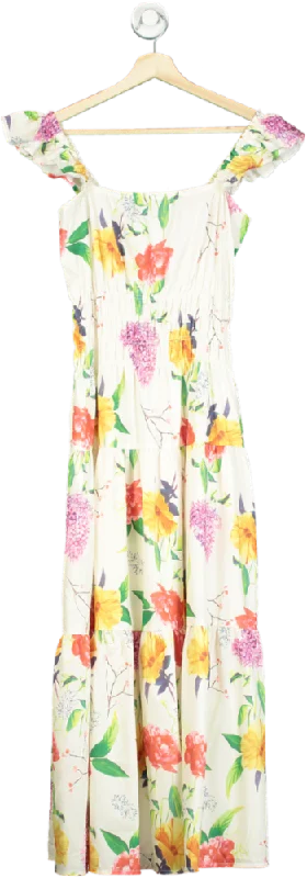 Women's maxi dress gleam flair -AX Paris Multicolour Floral Maxi Dress UK 8