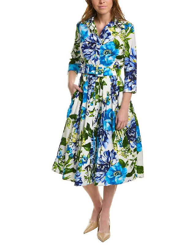 Women's shirt dress dusk flair -Samantha Sung Audrey 2 Shirtdress