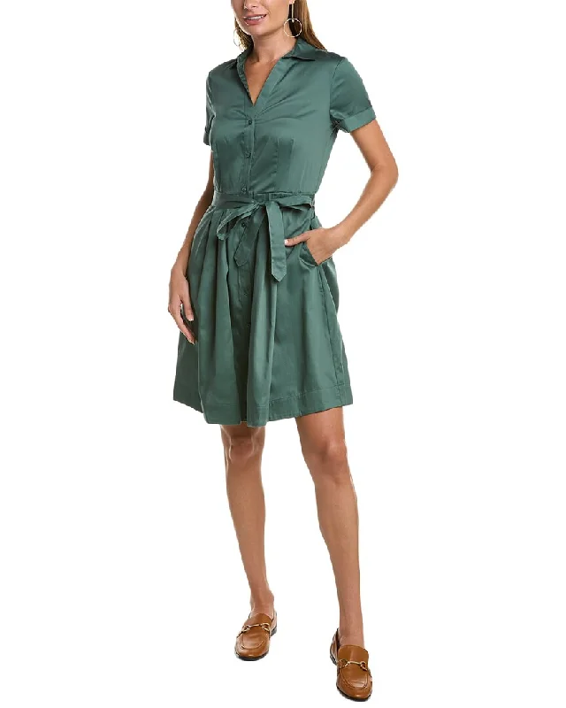 Women's shirt dress frost pop -Brooks Brothers Belted Shirtdress