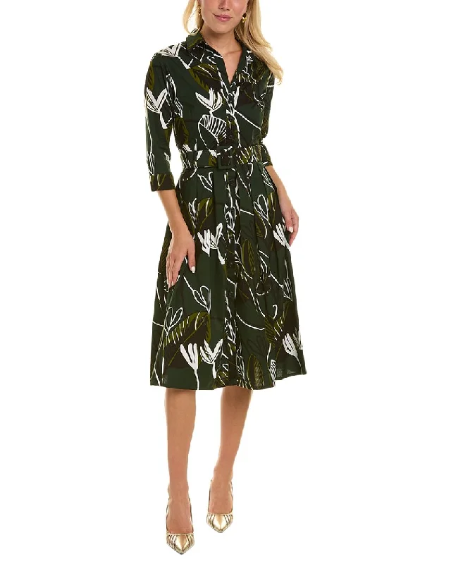 Women's shirt dress luxe chic -Samantha Sung Audrey Shirtdress