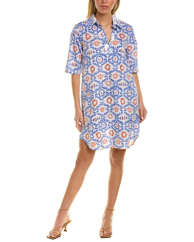 Women's shirt dress pro glow -Ro's Garden Bobby Shirtdress