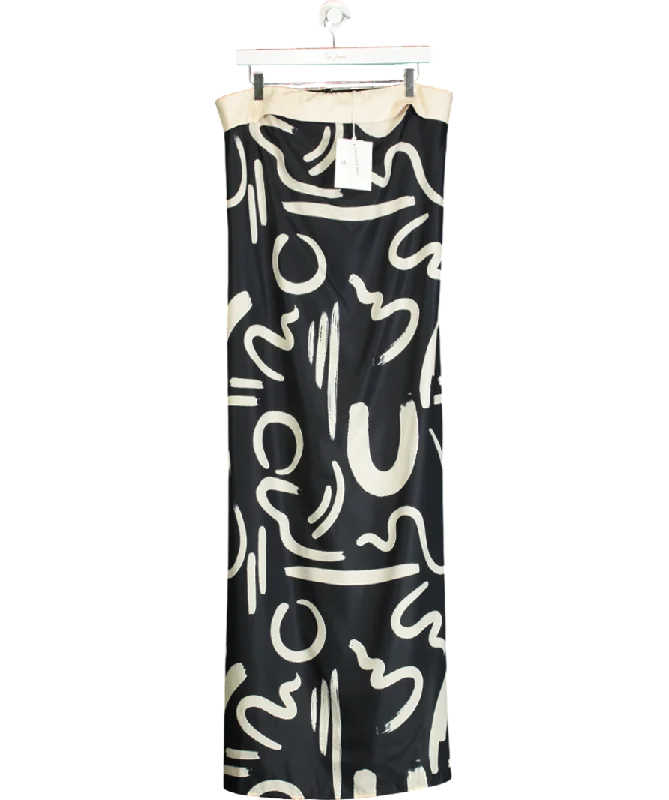 Women's maxi dress night pop -Runaway The Label Black Alba Maxi Dress UK 12