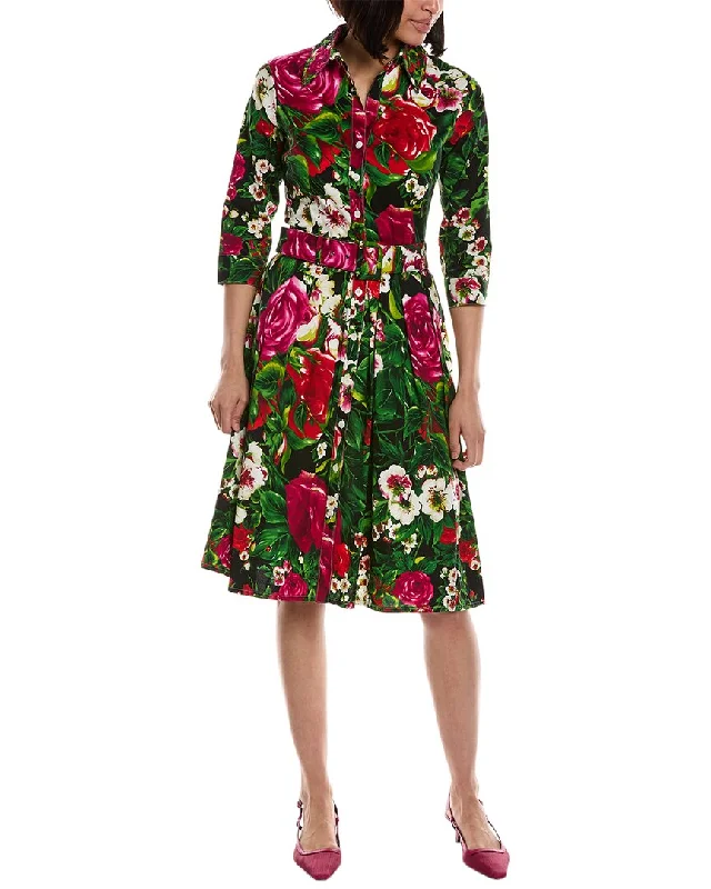 Women's shirt dress rare flair -Samantha Sung Audrey Shirtdress