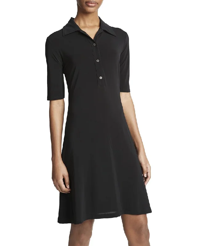 Women's shirt dress sweep chic -Vince Elbow Sleeve Polo Shirtdress