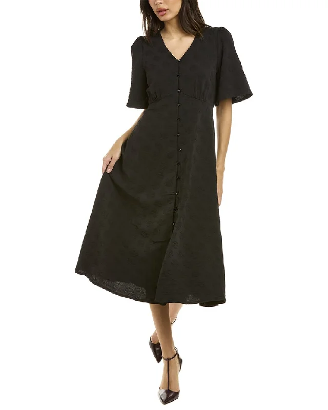 Women's shirt dress joy glow -Gracia Jacquard Shirtdress