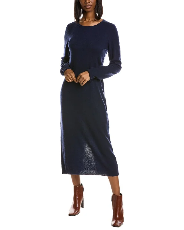 ladies-midi-dress-metallic-mirth-philosophy Bateau Neck Cashmere Midi Dress