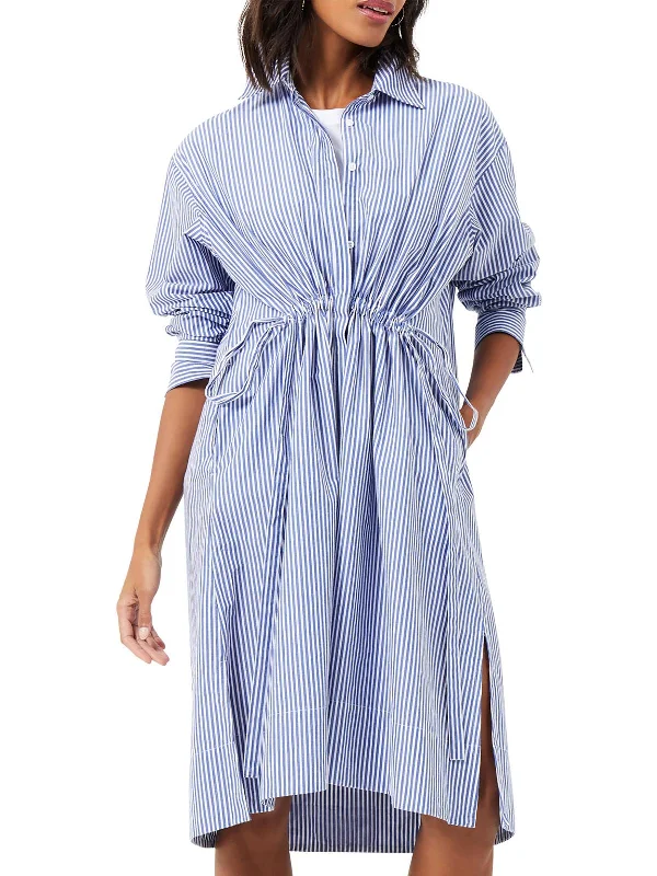 Women's shirt dress grip chic -Rhodes Sus Pop Womens Cotton Knee-Length Shirtdress