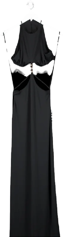 Women's maxi dress mama chic -LPA Black Elisa Maxi Dress UK XS