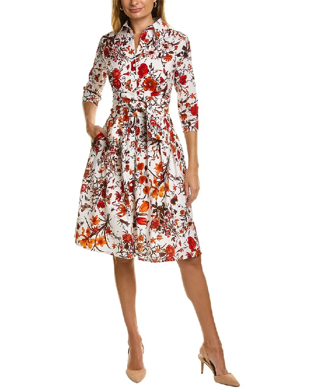 Women's shirt dress twine pop -Samantha Sung Audrey Shirtdress