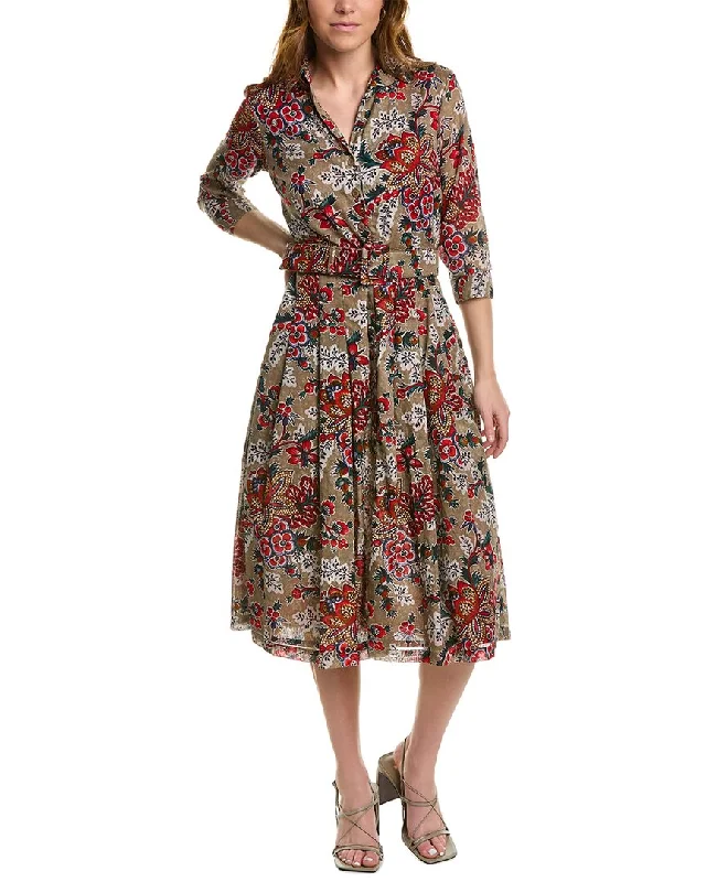 Women's shirt dress loose pop -Samantha Sung Audrey 3 Shirtdress