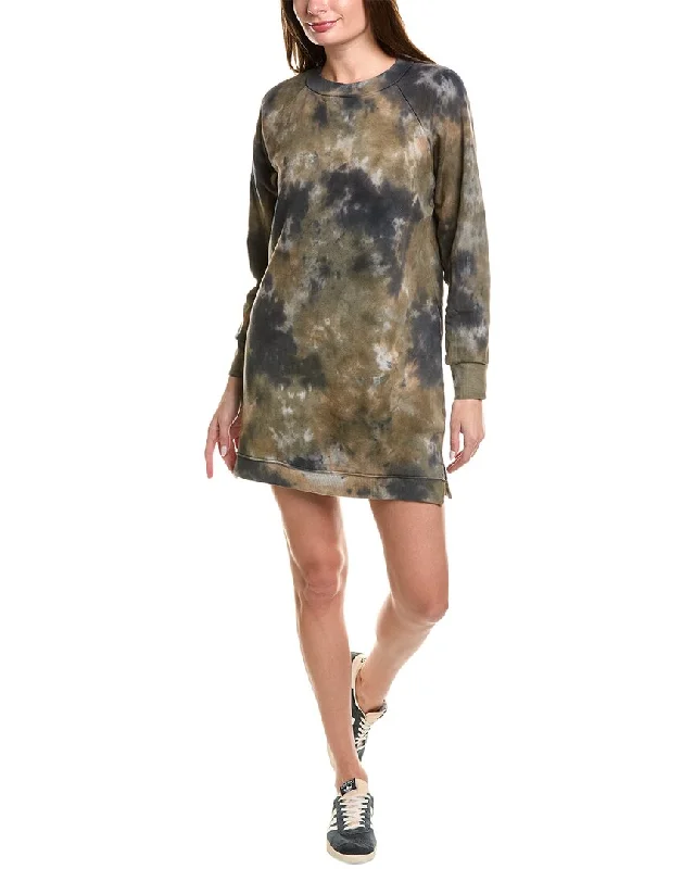 Women's shirt dress gold chic -Michael Stars Lolly Sweatshirt Dress