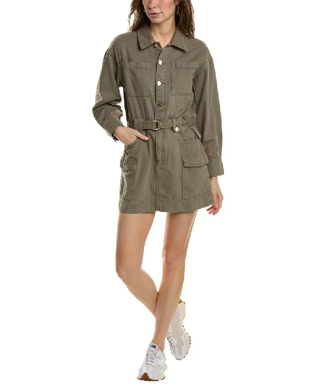 Women's shirt dress twirl chic -DL1961 Coletta Linen-Blend Shirtdress