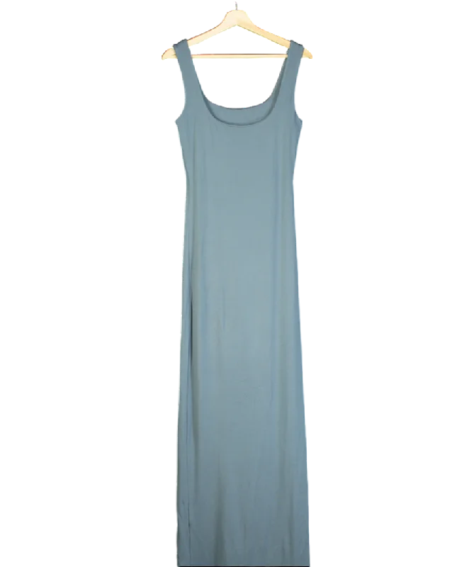 Women's maxi dress keen pop -Viveh Blue Sapphire Sleeveless Jersey Maxi Dress UK 4