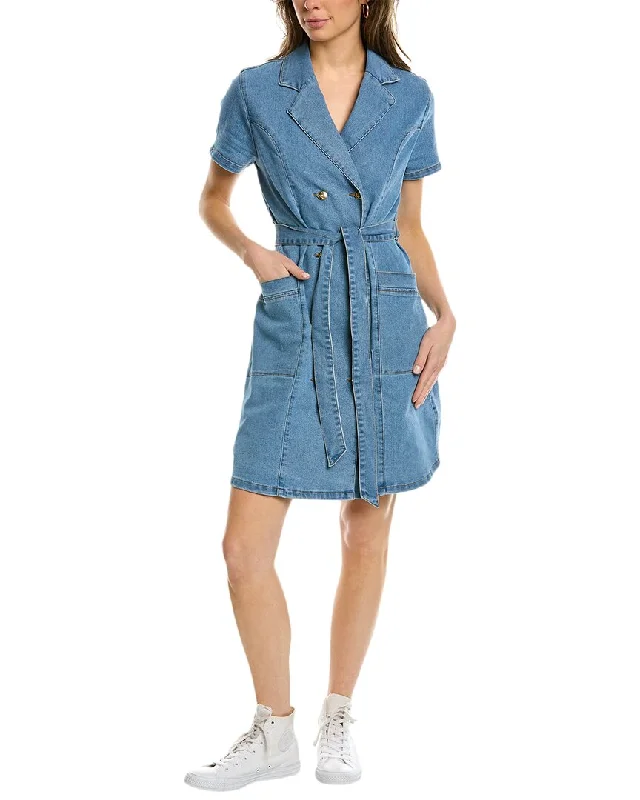 Women's shirt dress craft chic -Nanette by Nanette Lepore Bowery Denim Shirtdress