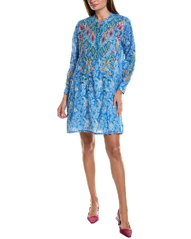 Women's shirt dress mist glow -Johnny Was Gabriella Shirtdress