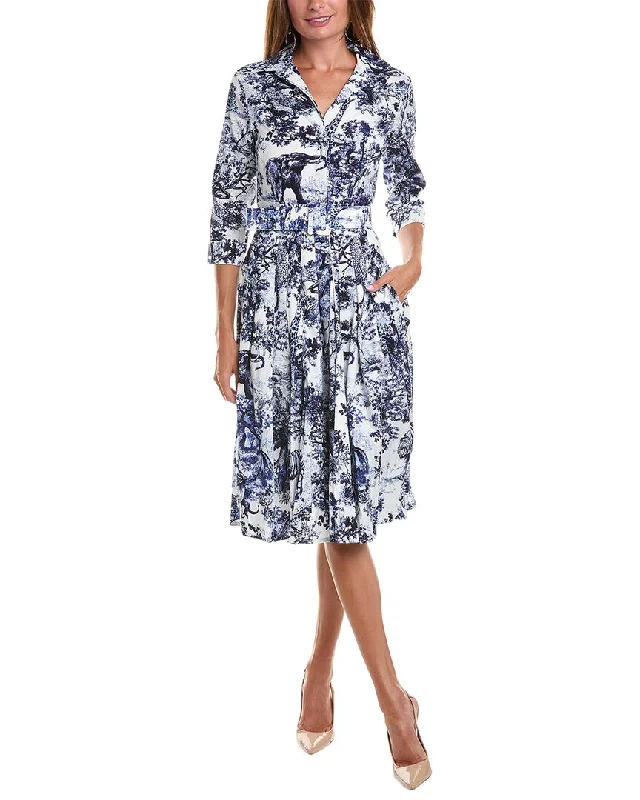 Women's shirt dress past chic -Samantha Sung Audrey Shirtdress