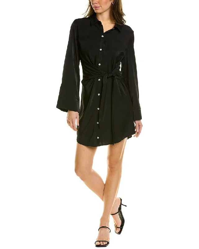 Women's shirt dress funk glow -Z SUPPLY Dallon Shirtdress